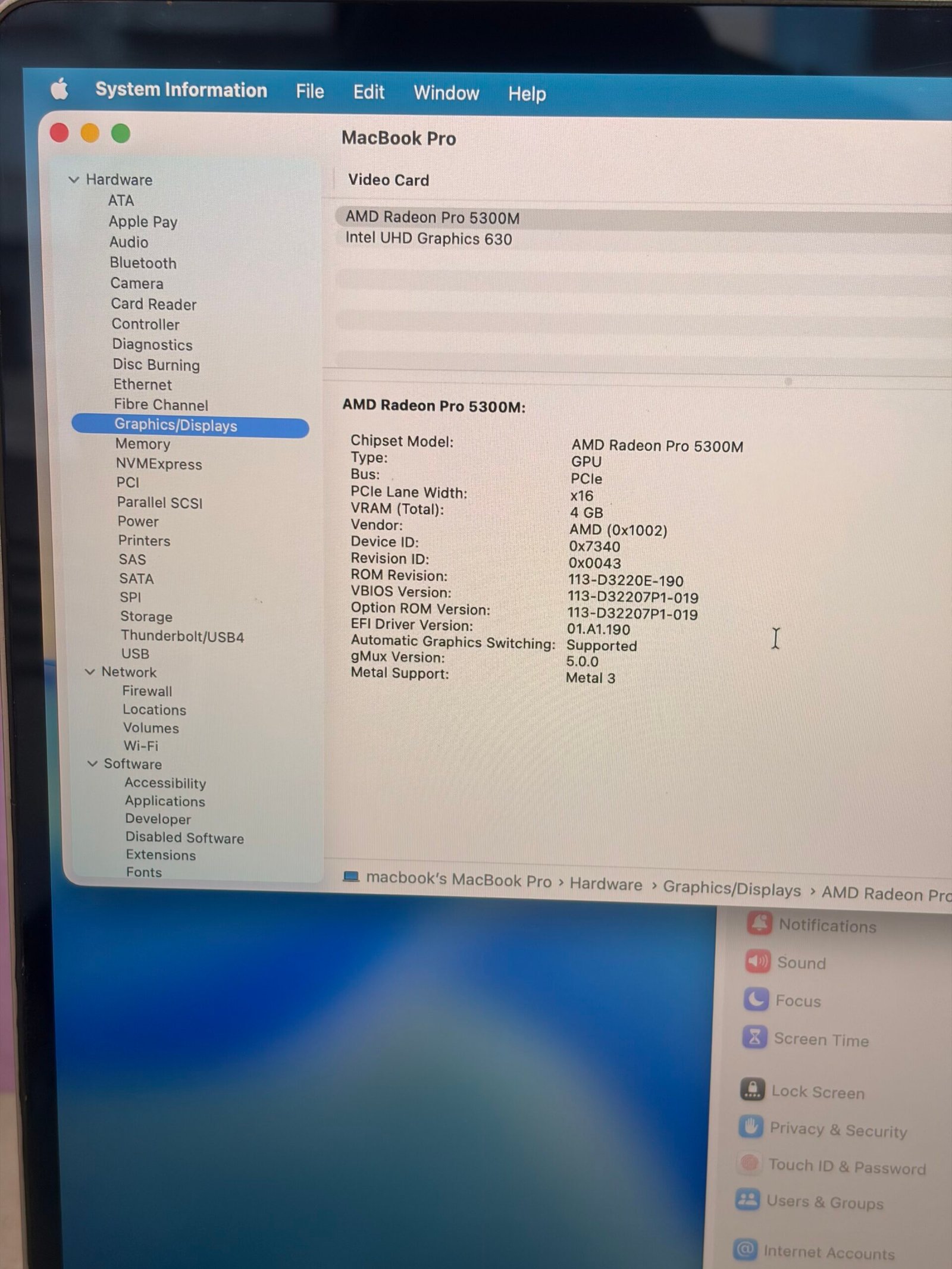 Pre Owned Macbook Pro A2141 | 16gb Ram 512GB NVMe SSD